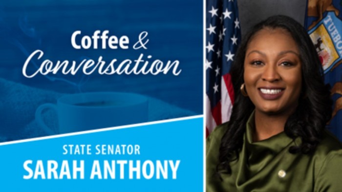 Join Sen. Sarah Anthony for Great Conversation and Coffee