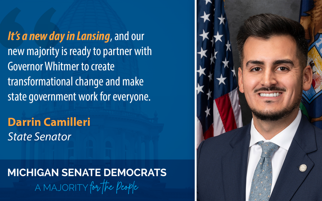 Sen. Camilleri on Gov. Whitmer’s State of the State Address