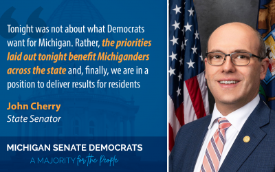 Sen. Cherry on Gov. Whitmer’s State of the State Address 