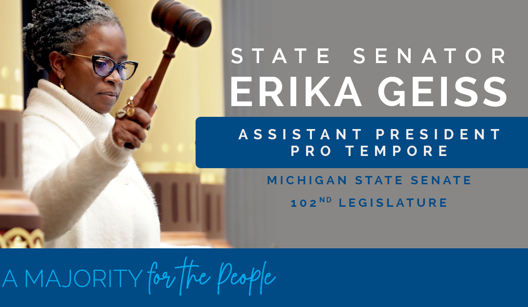 Geiss Named Assistant President Pro Tempore for New Majority