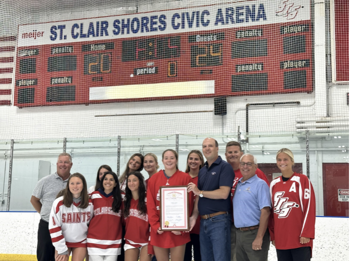 Sen. Hertel Joins Local Leaders to Celebrate St. Clair Shores Native Being Named 2024 Miss Hockey 