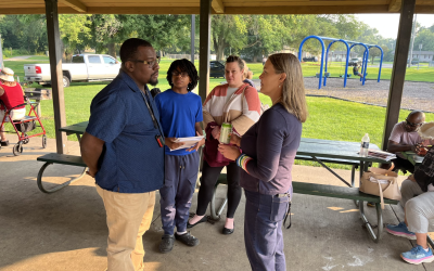 Sen. Shink Connects with Constituents at Community Ice Cream Social
