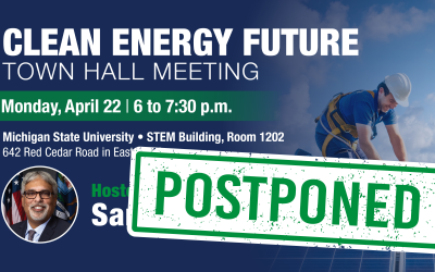 POSTPONED: Clean Energy Town Hall!