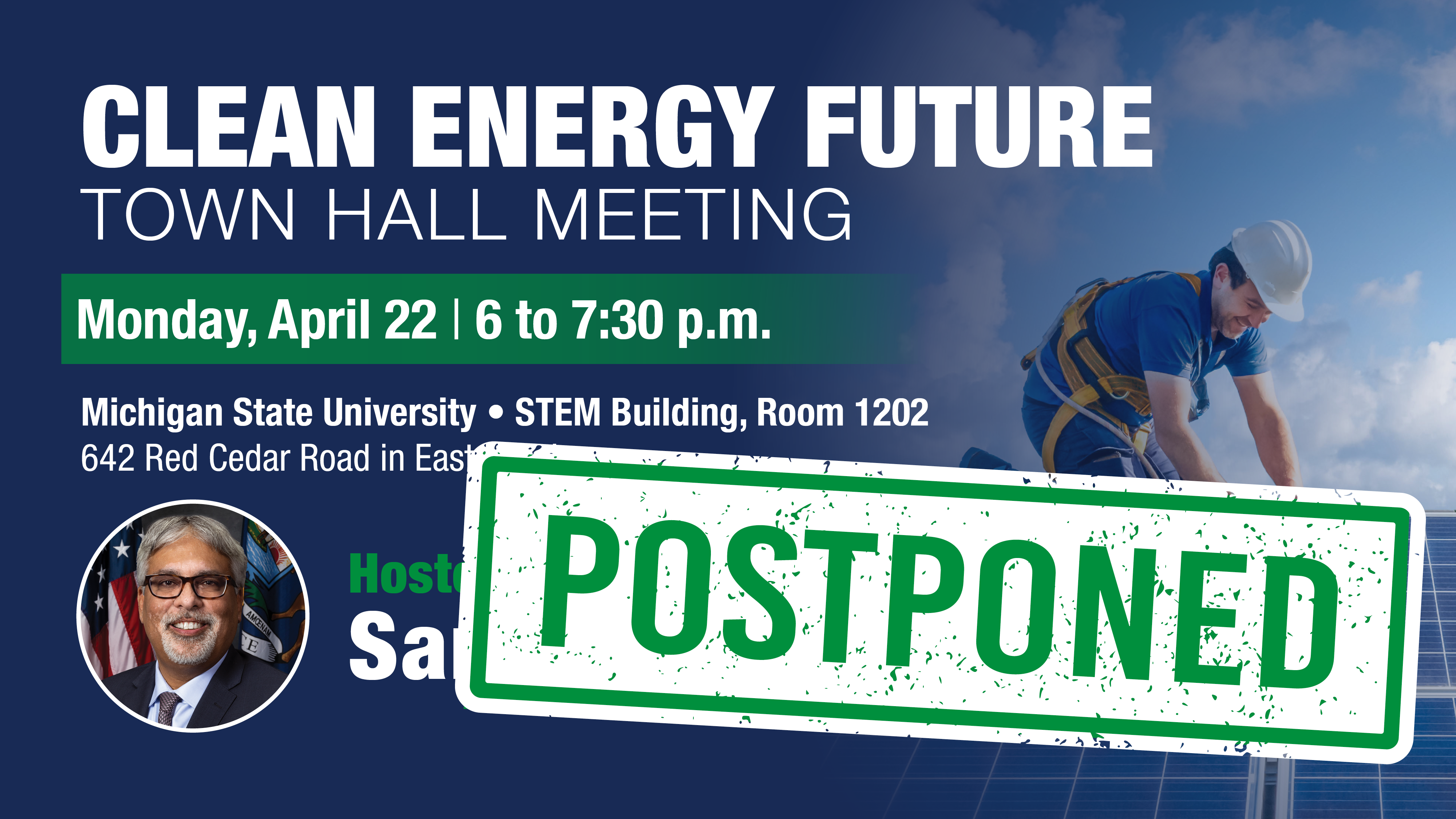 Senator Singh Clean Energy Postponed