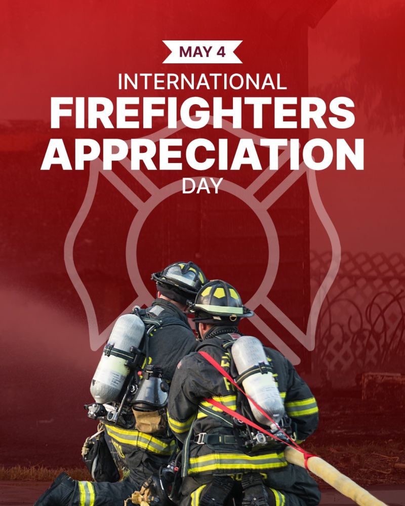 Image for the Tweet beginning: On International Firefighters’ Day, we