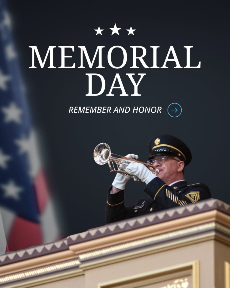 Image for the Tweet beginning: Memorial Day is a reminder