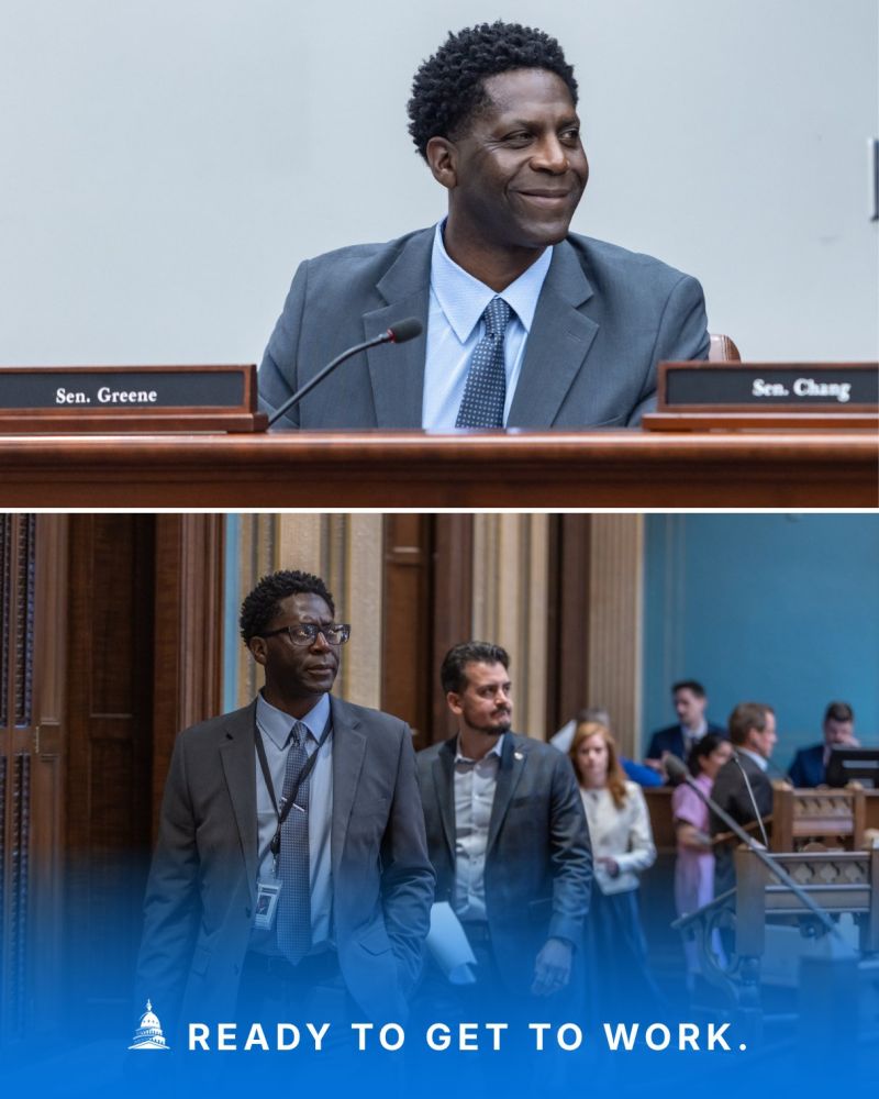 Image for the Tweet beginning: Our newest member, Sen. Chedrick