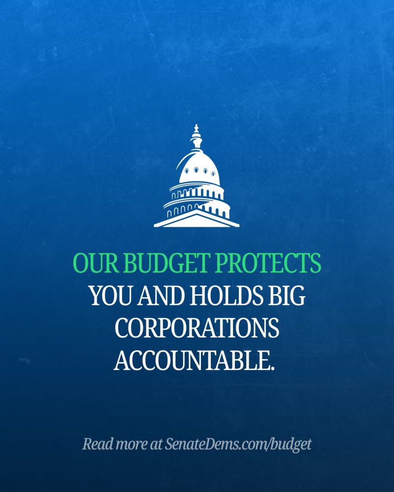 Image for the Tweet beginning: Senate Democrats passed a balanced,